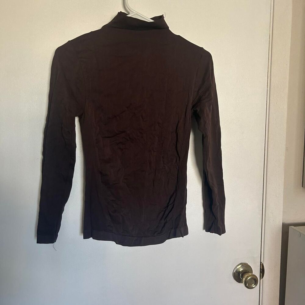 Vintage F&F Women's Brown Turtleneck